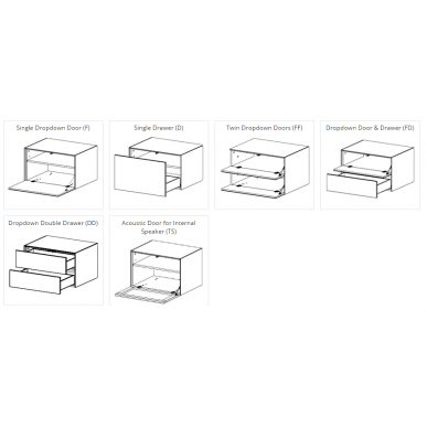 Тумба для ТВ Sonorous ELEMENT EX390 #3